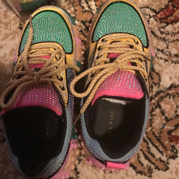 Multi color sneakers, size 8.5 - Picture 4 of 5